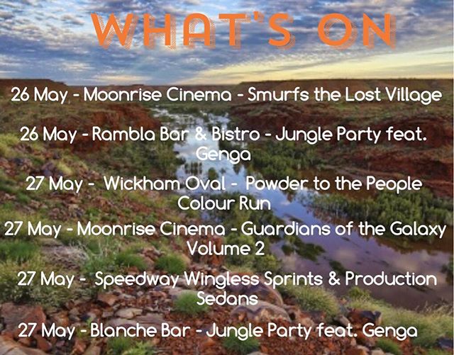 Plans for the weekend? 
#visitkarratha #karrathawhatson #weekend